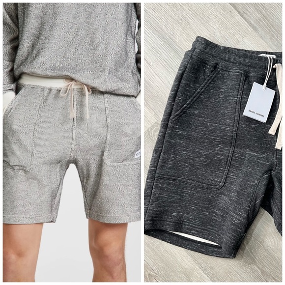 Banks Journal Other - NWT Banks Journal Big Bear Fleece Shorts Walkshort Heather Grey Lounge Small
